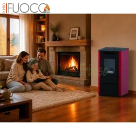 Sobë Vania - 9,5 Kw me pelet të kuq