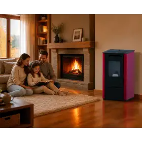 Sobă pe peleți Vania 9,5 kW - design compact și eficient