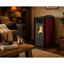Lory - Stufa a pellet da 9.5 Kw rosso