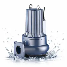MC 40/50-F - Pompe électrique triphasée à double canal de 4 CV pour eaux usées -
