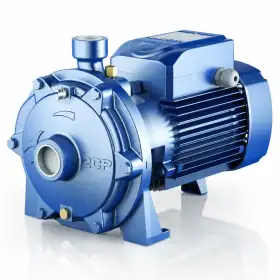 Bomba centrífuga eléctrica monofásica de doble impulsor de 2CPm 25/130 - 1 HP Pedrollo - 1