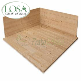 LO/PAVILARIA - Podea pentru casa din lemn Losa Esterni da Vivere - 1