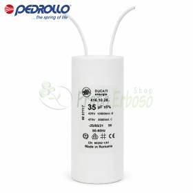 35 C - 35 microfarad 450 VL capacitor Pedrollo - 1