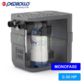 SAR 40-TOP 2-GM - Stacion ngritës uji i pastër 0.50 HP Pedrollo - 1