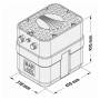 SAR 40-TOP 1-GM - Stație de pompare pentru apă curată 0,33 CP