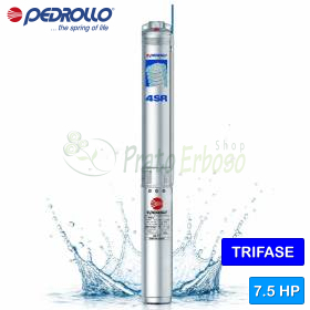 4SR 4/54 S-PS - Pompă electrică submersibilă trifazată de 7,5 CP - Pedrollo