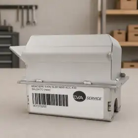 Brasero para estufa de pellets de 9 kW, diseño moderno y compacto, ideal para mantener el calor en espacios reducidos.