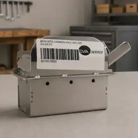 Braciere in acciaio per stufa a pellet 11 Kw, modello 9015010800, resistente e funzionale.