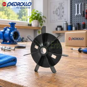 Ventilator negru pentru pompă electrică, ax 14,5 mm, piesă de schimb pe banc de lucru