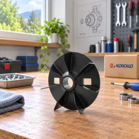Ventilator i zi FAN-100 për pompë elektrike, bosht 28 mm, mbi tavolinë pune