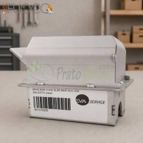 Brasero metálico para estufa de pellets de 9 kW con etiqueta y código 901579200