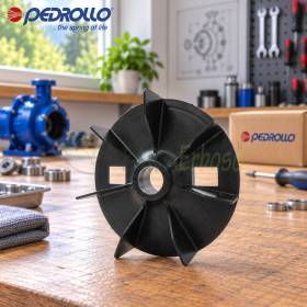 Ventilator negru FAN-90 pentru pompă electrică, ax 24 mm, pe banc de lucru