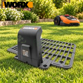 Base di ricarica taglia M per robot rasaerba Worx Landroid su prato