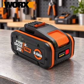 Bateri litiumi WORX WA3648 20V 8Ah për vegla elektrike në tavolinë pune
