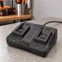 WA3772 - Caricabatterie doppia postazione 20 V