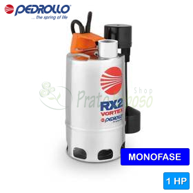RXm 4/40 - GM - 1 HP single-phase VORTEX dirty water pump RXm 4/40 - GM - 1 HP single-phase VORTEX dirty water pump