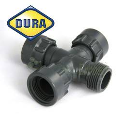 M320-010 - 1" MFFF union cross fitting