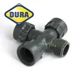 M320-010 - 1" MFFF union cross fitting