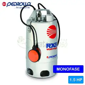 RXm 5/40 - Elettropompa per acque sporche VORTEX monofase da 1.5 HP