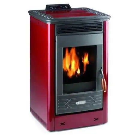 Soba pe peleti Dafne 65 - 5,5 Kw burgundy Olimpia Splendid - 1