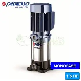 Pompe électrique multicellulaire verticale monophasée MKm 3/5 - 1,5 HP Pedrollo - 1 Pompe électrique multicellulaire verticale monophasée MKm 3/5 - 1,5 HP Pedrollo - 1