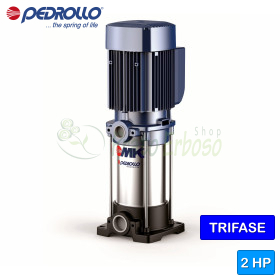 MK 5/7 - Pompe électrique multicellulaire verticale triphasée 2 HP Pedrollo - 1