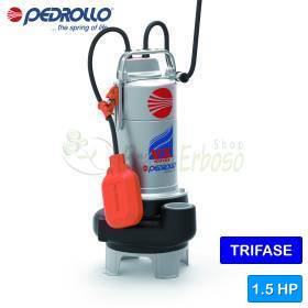 VX 15/35 - pompë elektrike VORTEX për ujëra të zeza trefazore, 1.5 HP Pedrollo - 1 VX 15/35 - pompë elektrike VORTEX për ujëra të zeza trefazore, 1.5 HP Pedrollo - 1