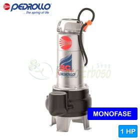 Elettropompa sommergibile BCm 10/50 - 1 HP, girante bicanale inox
