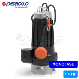 VXCm 15/35 - Elettropompa VORTEX sommergibile 1.5 HP