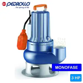 VXCm 30/50 - Elettropompa per acque luride VORTEX monofase da 3 HP Pedrollo - 1