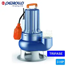 Pompă electrică de canalizare VORTEX trifazată VXC 30/50 - 3 CP Pedrollo - 1