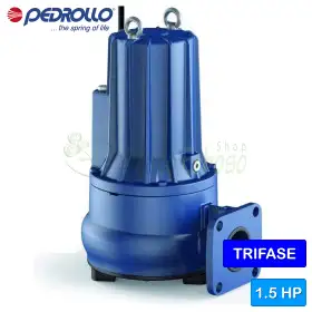 VXC 15/65-F - Pompe électrique VORTEX triphasée 1,5 CV pour eaux usées Pedrollo - 1 VXC 15/65-F - Pompe électrique VORTEX triphasée 1,5 CV pour eaux usées Pedrollo - 1