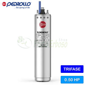 Motore sommerso 4" 0.5 HP trifase in acciaio inox