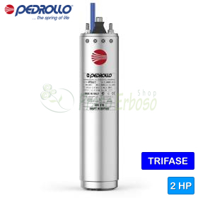 Motore incapsulato 4" 2 HP trifase, camicia AISI 316