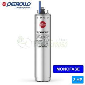 Motore sommerso 4" 3 HP monofase, camicia AISI 316
