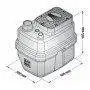 Regenwasserhebeanlage SAR 100-Dm 10 - 1 PS