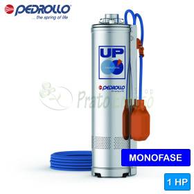 UPm 2/4-GE (10m) - 1 HP single-phase submersible electric pump with float switch