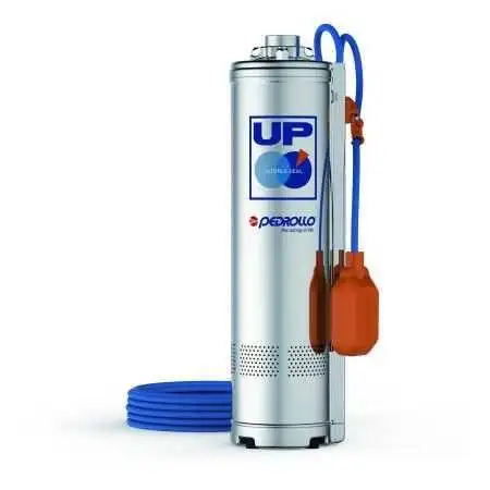 UPm 2/4-GE (10m) - Electrobomba sumergible monofásica con flotador de 1 HP Pedrollo - 1