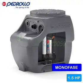 Estación de bombeo de aguas residuales SAR 250-VXm 15/50 - 1,5 HP