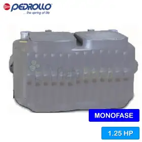 SAR 550-TOP 5 - Estación de bombeo de agua de lluvia de 1,25 HP