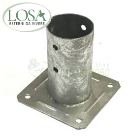 4 portapilastri de verre pour la pole, rond de 8 cm