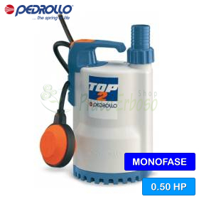 TOP 2 - LA - Drainage pump for aggressive liquids 0.50 HP TOP 2 - LA - Drainage pump for aggressive liquids 0.50 HP