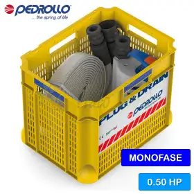 PLUG & DRAIN Top2 Floor Kit - apagado automático listo para usar Pedrollo - 1