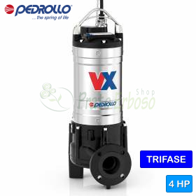 Elettropompa VX 40/50 VORTEX 4 HP per acque luride