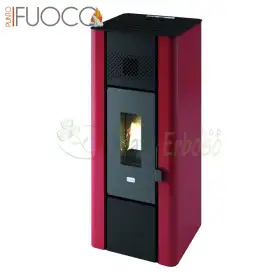 Minnie - 6.3 Kw red pellet stove Punto Fuoco - 1