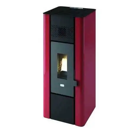 Minnie - Poêle à pellets rouge 6,3 Kw Punto Fuoco - 1