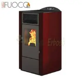 Lory - 9.5 Kw red pellet stove Punto Fuoco - 1