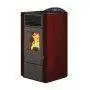 Lory estufa de pellets roja 9,5 kW