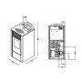 Lory 9.5 kW red pellet stove by Punto Fuoco