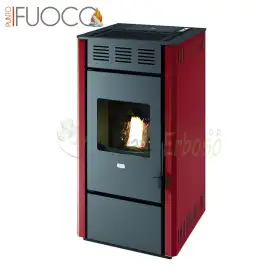 Martina - Poêle à granulés rouge 11,5 kW Punto Fuoco - 1 Martina - Poêle à granulés rouge 11,5 kW Punto Fuoco - 1